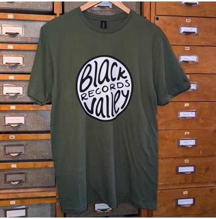 BlackValley Records army green t-shirt